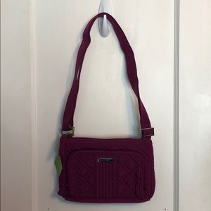 Vera Bradley little hipster in color plum